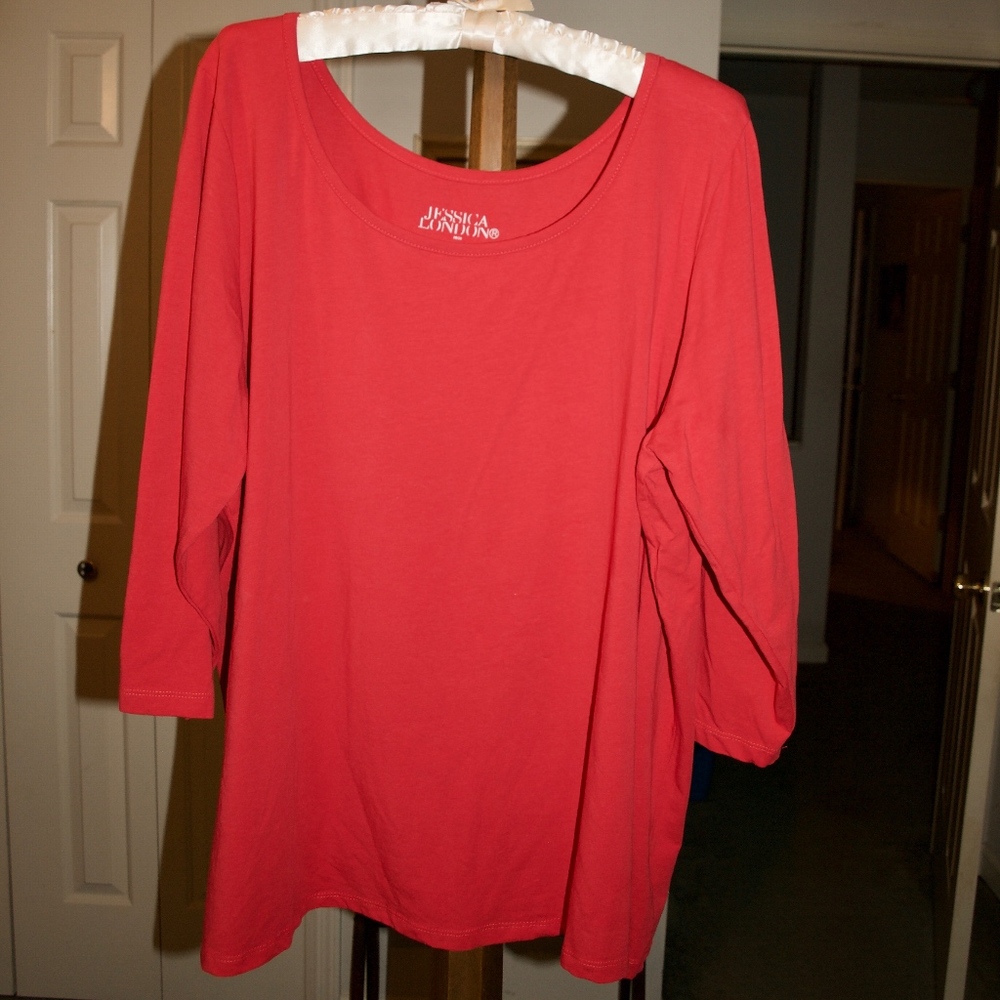 Jessica London Ballerina Neck Top in Women
